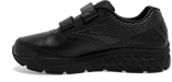 Inside view Women's Brooks Footwear style name Addiction Walker V-Strap 2 Medium in color Black. Sku: 1120309-1B072