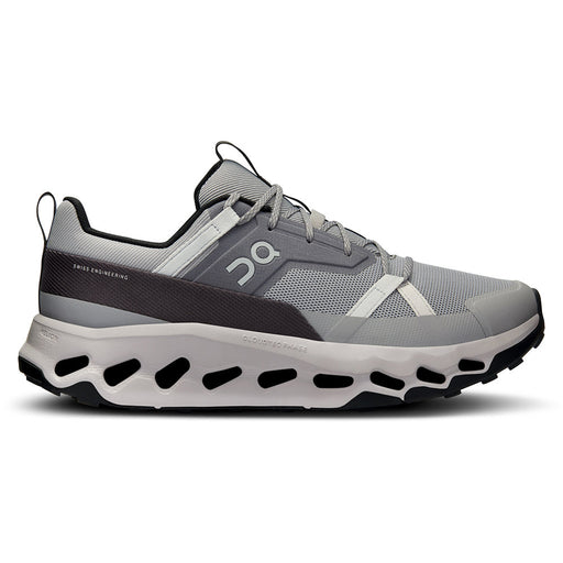 Quarter view Men's On Running Footwear style name Cloudhorizon in color Alloy/Frost. Sku: 3ME10032303