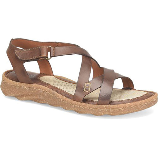 Quarter view Women's Born Footwear style name Trinidad Sport in color Brown. Sku: BR0056806