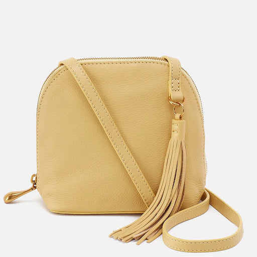 Quarter view Women's Hobo Hand Bag style name Nash Crossbody in color Flax. Sku: SO-82225FLAX