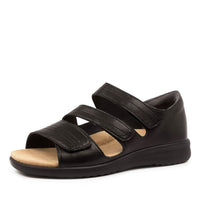 Women's Ziera Bardot-XW in Black Black Sole Leather. Sku: ZR10094B75LE