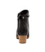 Rear view Women's Ziera Footwear style name Grale in Black Leather. Sku: ZR10287BLALE