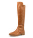 Quarter turned view Women's Ziera Footwear style name Sallies in Tan Leather-Stretch Smooth. Sku: ZR10299TANHB