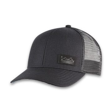 Men's Pistil Hats style name Dean Trucker Hat in color Black. Sku: 0037-BLK