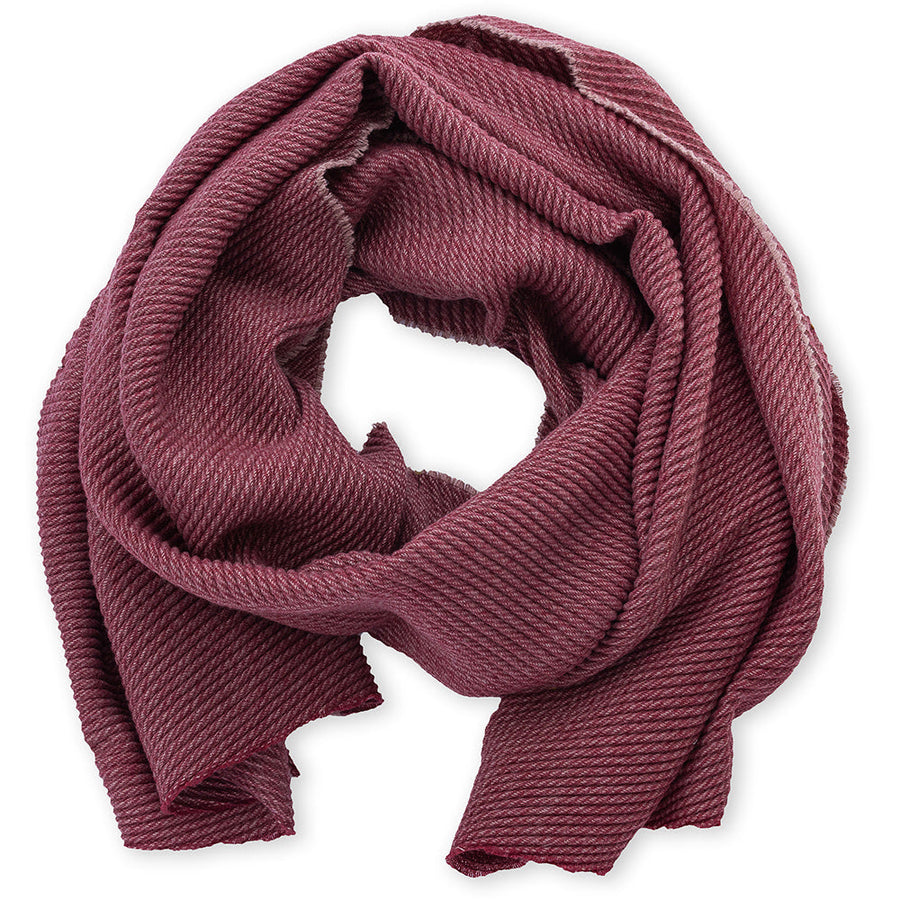 Quarter turn view Women's Pistil Accessories style name Lexi Scarf in color Rhubarb. Sku: 0202-RHUB