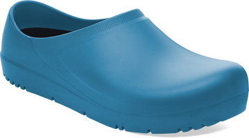 Quarter turn view Unisex Birkenstock Footwear style name Profi Birki 2.0 Regular in color INK BLUE. Sku: 1025977