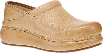 Quarter turn view Women's Dansko Footwear style name Platform Pro in color HONEY DIST. Sku: 10301580600