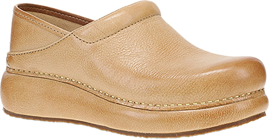 Quarter turn view Women's Dansko Footwear style name Platform Pro in color HONEY DIST. Sku: 10301580600