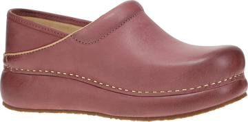 Quarter turn view Women's Dansko Footwear style name Platform Pro in color RS BRN NU. Sku: 10301960600