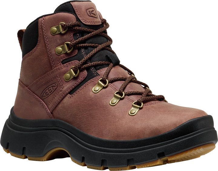 Quarter turn view Women's KEEN Footwear style name Kosa Pyrenees in color NUTMEG. Sku: 1031528