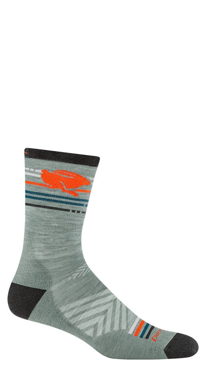 Men's Darn Tough Socks style name Pacer in color Seafoam. Sku: 1041-SEAFOAM