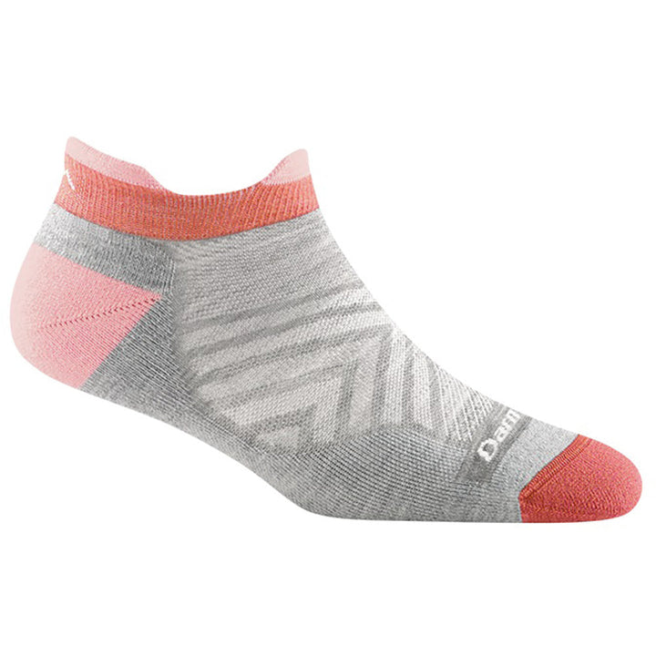 Women's Darn Tough Socks style name Run No Show Tab Ultra Light Cushion in color Ash. Sku: 1047-ASH