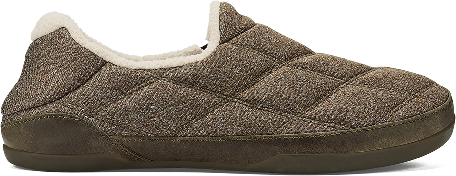 Quarter turn view Men's OluKai Footwear style name Pukui in color TOFF/TOFF. Sku: 10564-3333