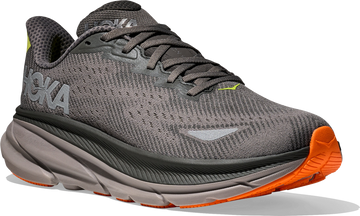 Quarter turn view Men's HOKA Footwear style name Clifton 9 GTX in color ALTG. Sku: 1141470F-ALTG