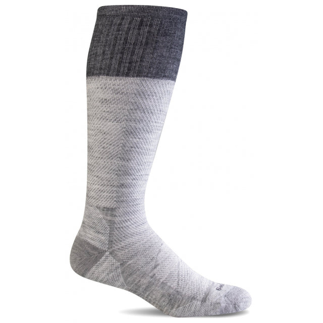 Quarter View Sockwell style name Elevate OTC in color Lt. Grey. Sku: SW85M-800