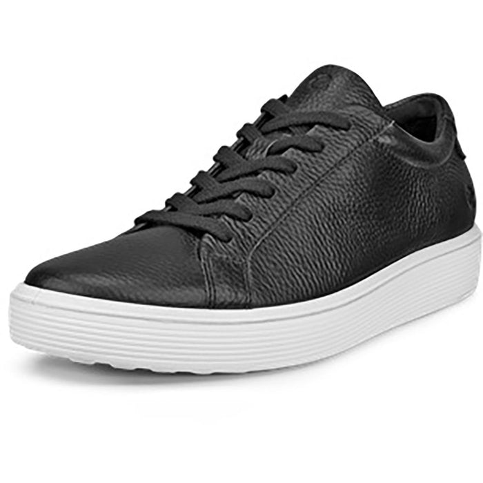 Quarter turn view Women's ECCO Footwear style name Soft 60 Sneaker in color Black. Sku: 219203-01001