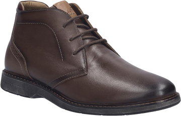 Quarter turn view Men's Josef Seibel Footwear style name Stuart 05 in color CASTAGNE K. Sku: 22305-12351