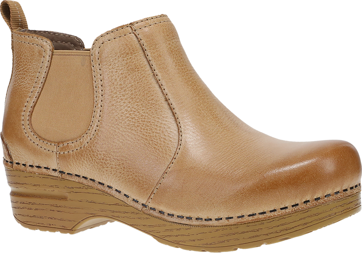 Quarter turn view Women's Dansko Footwear style name Frankie in color HONEY DIST. Sku: 232581212