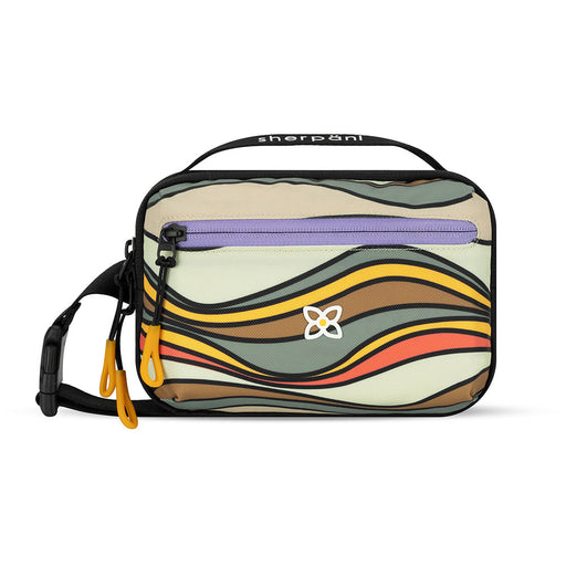 Quarter turn view Unisex Sherpani Hand Bag style name Hyk in color Ventura 73. Sku: 24-HYK0011110