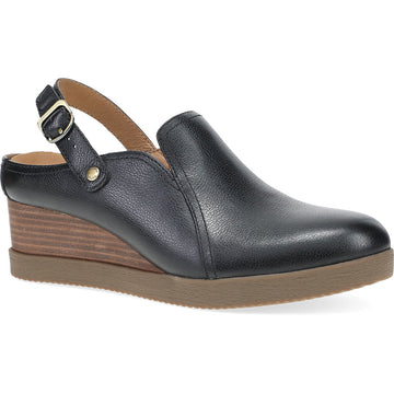 Quarter turn view Women's Dansko Footwear style name Sheridan Waterproof in color Black. Sku: 2416-502300