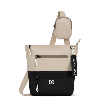 Women's Sherpani Hand Bag style name Sadie in color Con Leche. Sku: 25-SADI103110