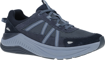 Quarter turn view Women's Dansko Footwear style name Poppy in color NAVY SD. Sku: 4209297554