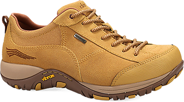 Quarter turn view Women's Dansko Footwear style name Paisley in color WHEAT WP. Sku: 4350037830