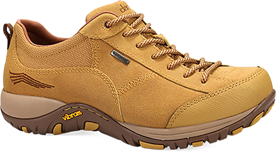 Quarter turn view Women's Dansko Footwear style name Paisley in color WHEAT WP. Sku: 4350037830