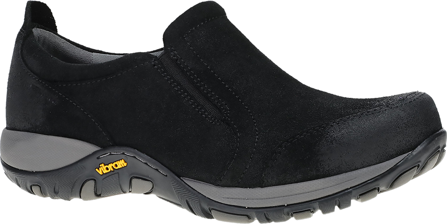 Quarter turn view Women's Dansko Footwear style name Pippy Waterproof in color BLK WP SD. Sku: 4365020200