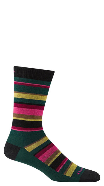Men's Darn Tough Socks style name Druid Crew Light in color Pine. Sku: 6090-PINE