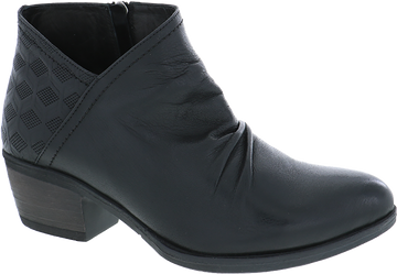 Quarter turn view Women's Biza Footwear style name Virginia in color BLACK. Sku: 7050001