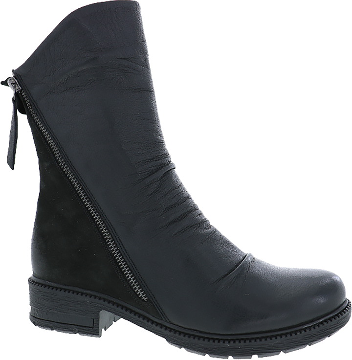 Quarter turn view Women's Biza Footwear style name Hattie in color BLACK. Sku: 7052001