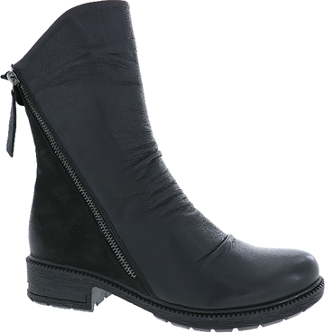 Quarter turn view Women's Biza Footwear style name Hattie in color BLACK. Sku: 7052001