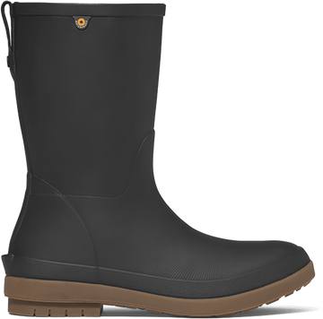 Quarter turn view Women's Bogs Footwear style name Amanda II Mid in color BLACK. Sku: 73294-001