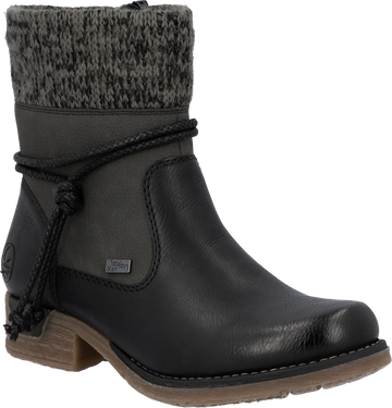 Quarter turn view Women's Rieker Footwear style name Fee 88 in color SCHWZ/STRO. Sku: 79688-00