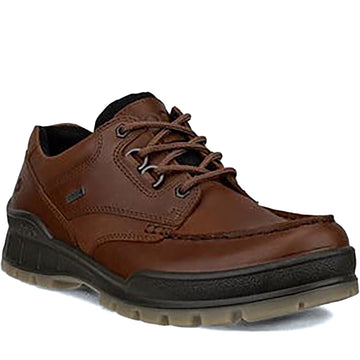 Quarter turn Men's ECCO Footwear style name Track 25 Low Gore-Tex in color Bison/ Bison. Sku: 831714-53010