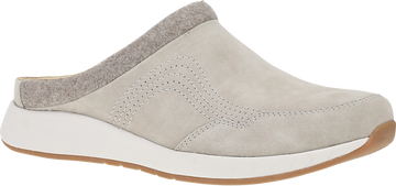 Quarter turn view Women's Dansko Footwear style name Claudia in color STONE SDE. Sku: 8602210300