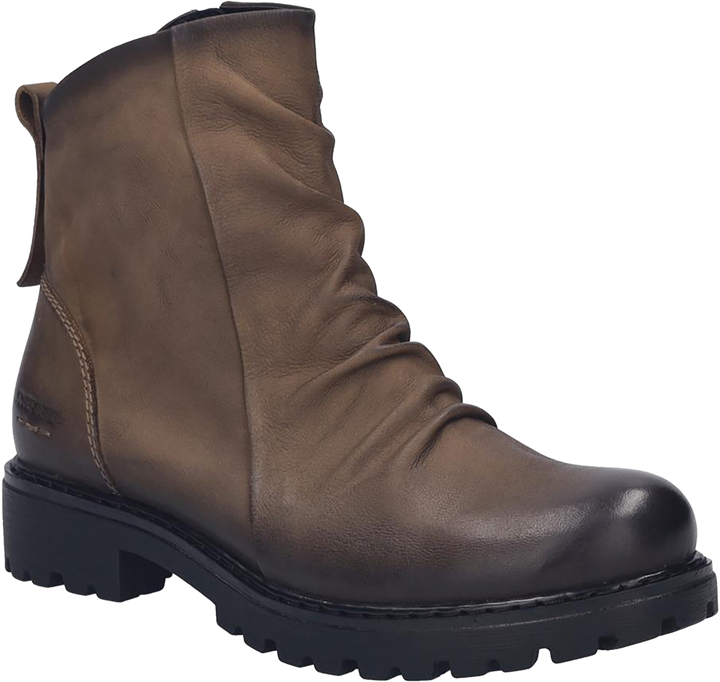 Quarter turn view Women's Josef Seibel Footwear style name Melinda 33 in color COGNAC. Sku: 89433-094370