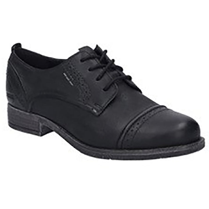 Quarter turn view Women's Josef Seibel Footwear style name Sienna 12 in color Black. Sku: 99612-720100