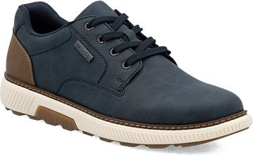 Quarter turn view Men's Rieker Footwear style name Stan 17 Waterproof in color MIDNIGHT. Sku: B3317-14