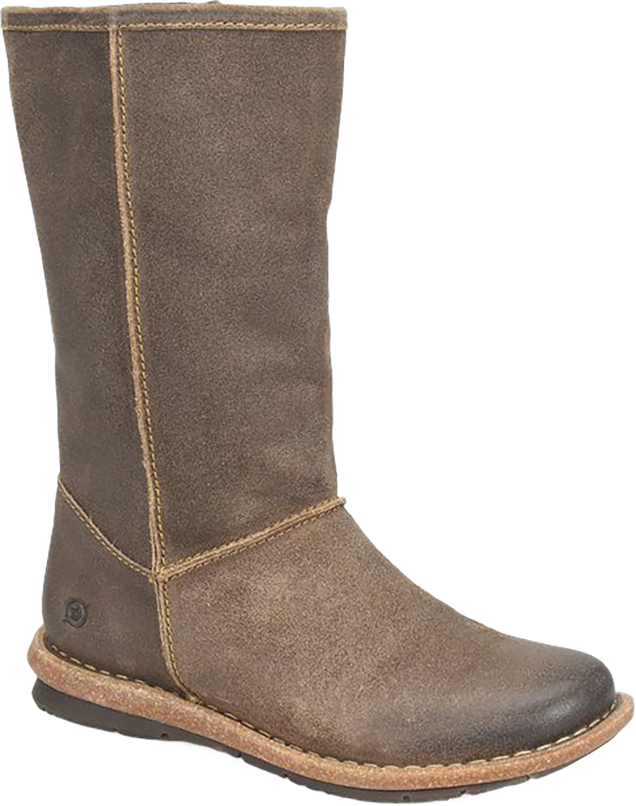 Quarter turn view Women's Born Footwear style name Salee in color TAUPE DIST. Sku: BR0045155