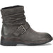 Quarter turn view Women's Born Footwear style name Midway in color Dark Grey. Sku: BR0063658