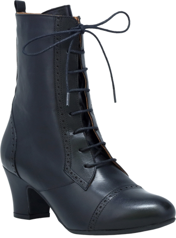 Quarter turn view Women's Miz Mooz Footwear style name Flicka in color BLACK. Sku: FLICKA-BLACK