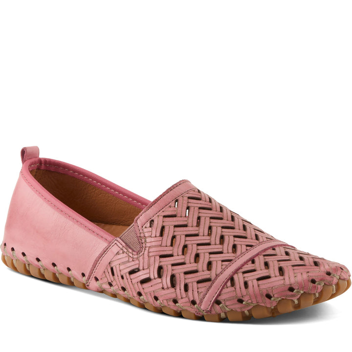 Quarter turn Women's Spring Step Footwear style name Kapri in color Pink. Sku: KAPRI-PK