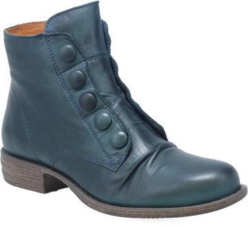 Quarter turn view Women's Miz Mooz Footwear style name Louise in color OCEAN. Sku: LOUISE-OCEAN
