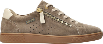 Quarter turn view Women's Mephiso Footwear style name Nikita 1 in color WM BRN VEL. Sku: NIK3660