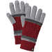 Quarter turn view Unisex Smartwool Accessories style name Popcorn Cable Glove in color Currant. Sku: SW011470N69