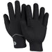 Quarter turn view Unisex Smartwool Accessories style name Active Fleece Wind Glove in color Black. Sku: SW018128001