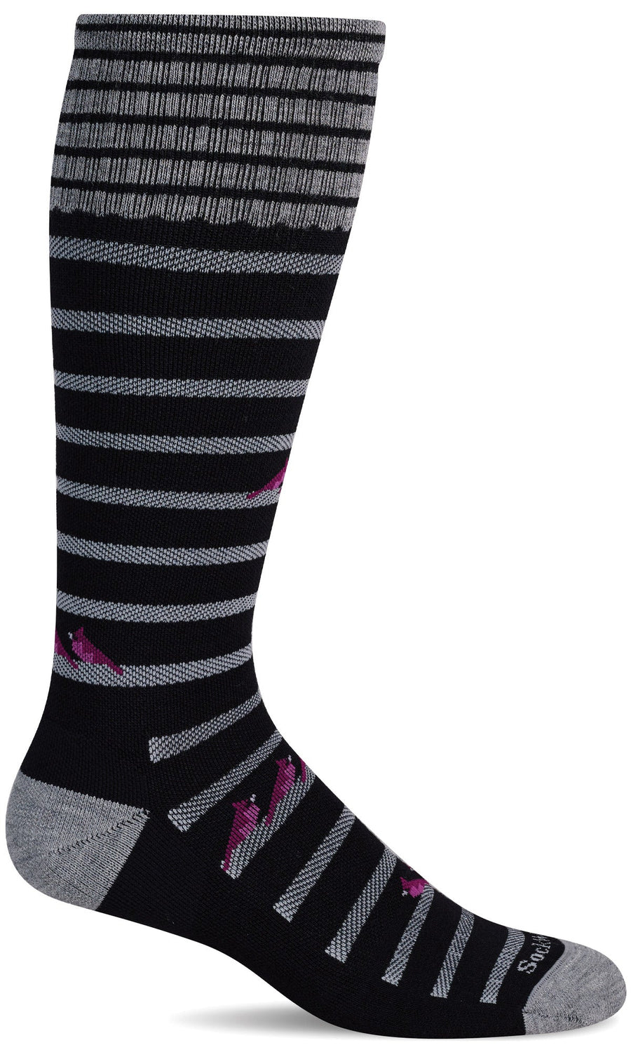 Women's Sockwell Socks style name Cardinals in color Black. Sku: SW190W-900