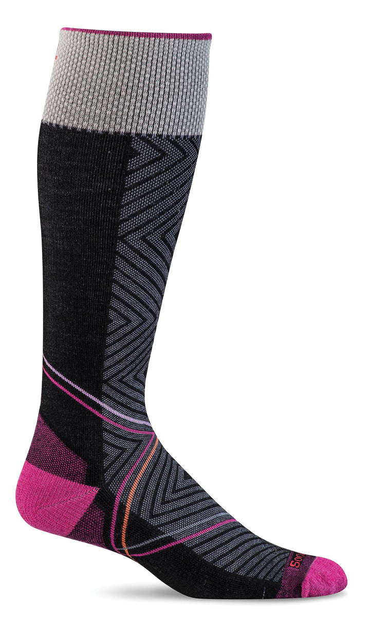 Women's Sockwell Socks style name Pulse Kh Firm in color Black. Sku: SW42W-900